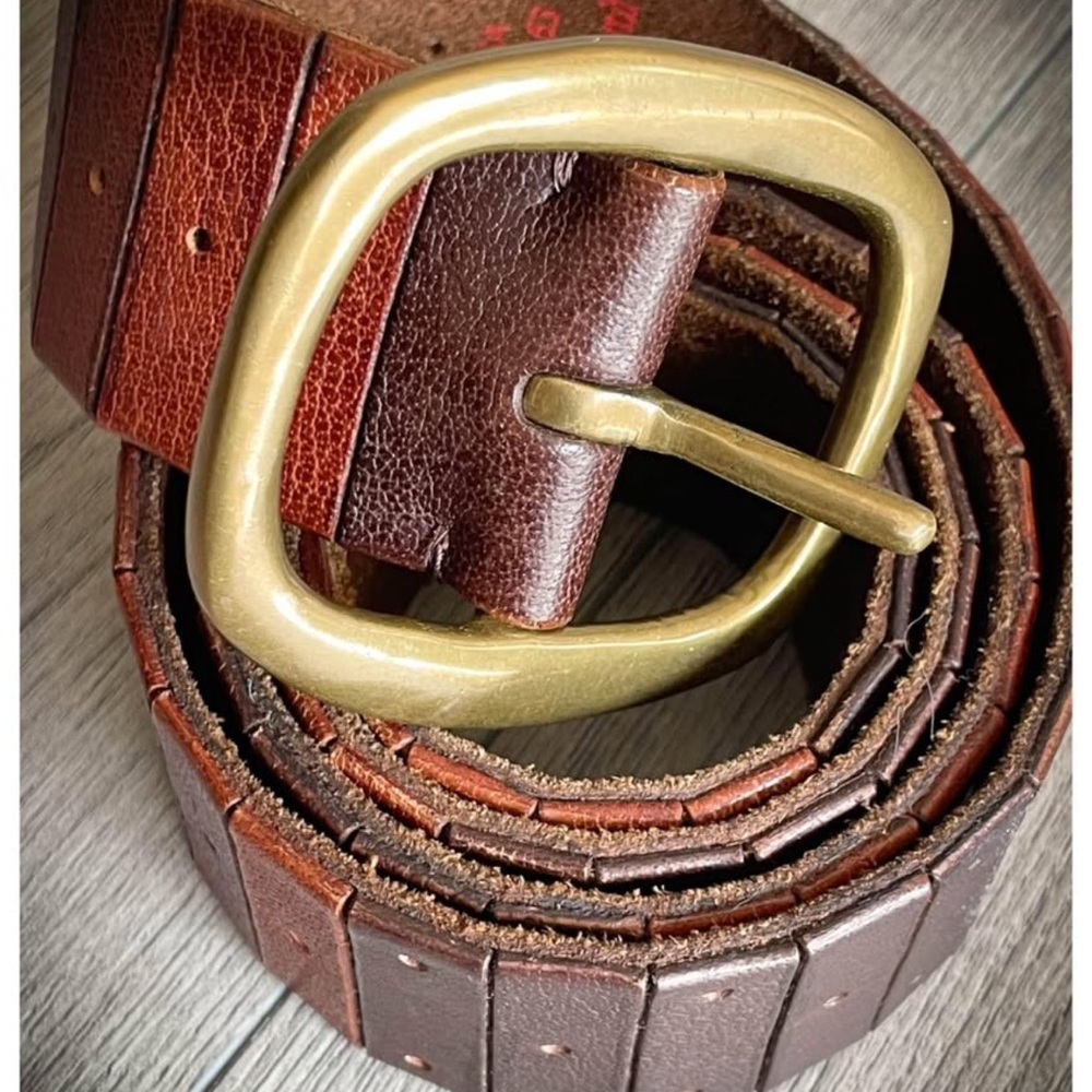 Lucky Brand Rustic Brown Leather Accessory